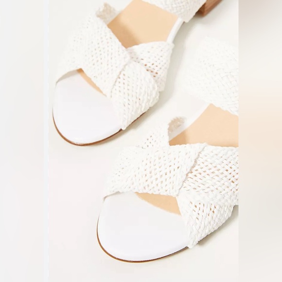 Anthropologie “Gwen Raffia Mules” Sandals - Picture 2 of 6
